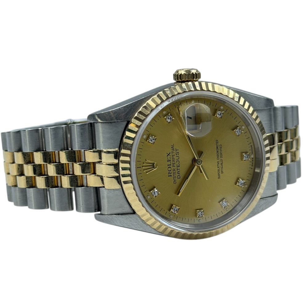 Rolex Datejust 36 mit Diamanten - 16233