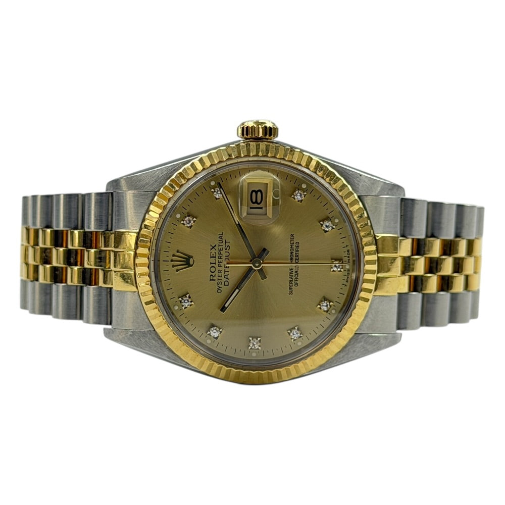 Rolex Datejust 36 mit Diamanten - 16233