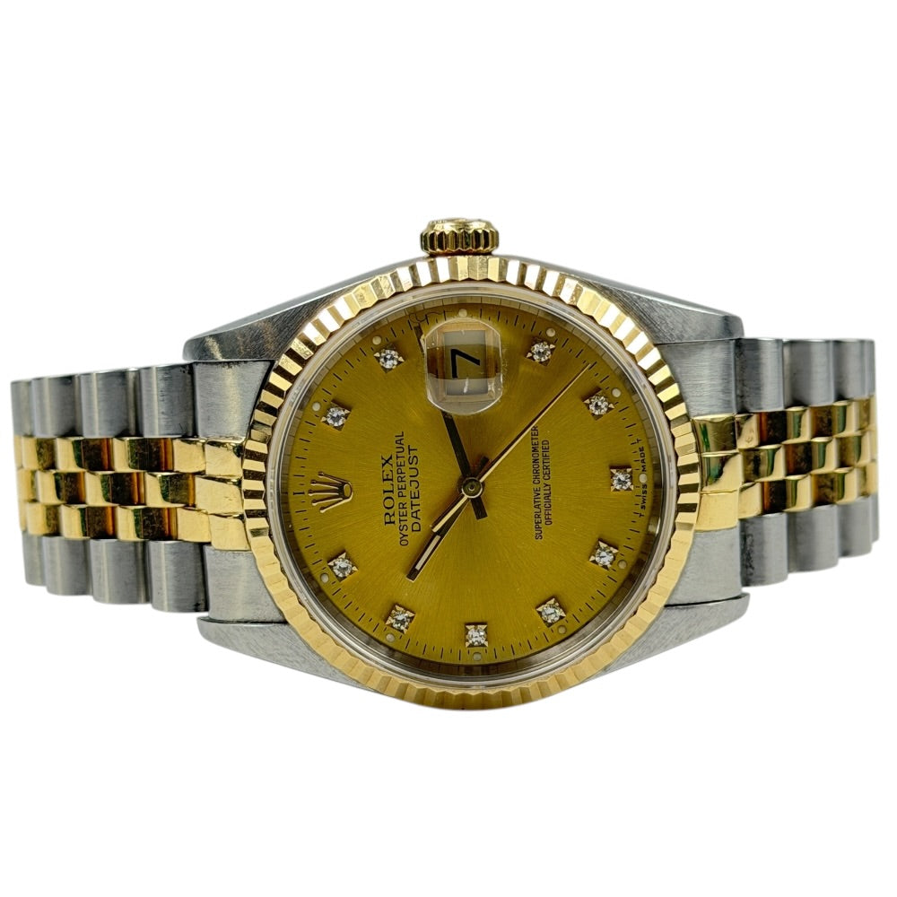 Rolex Datejust 36 mit Diamanten - 16233