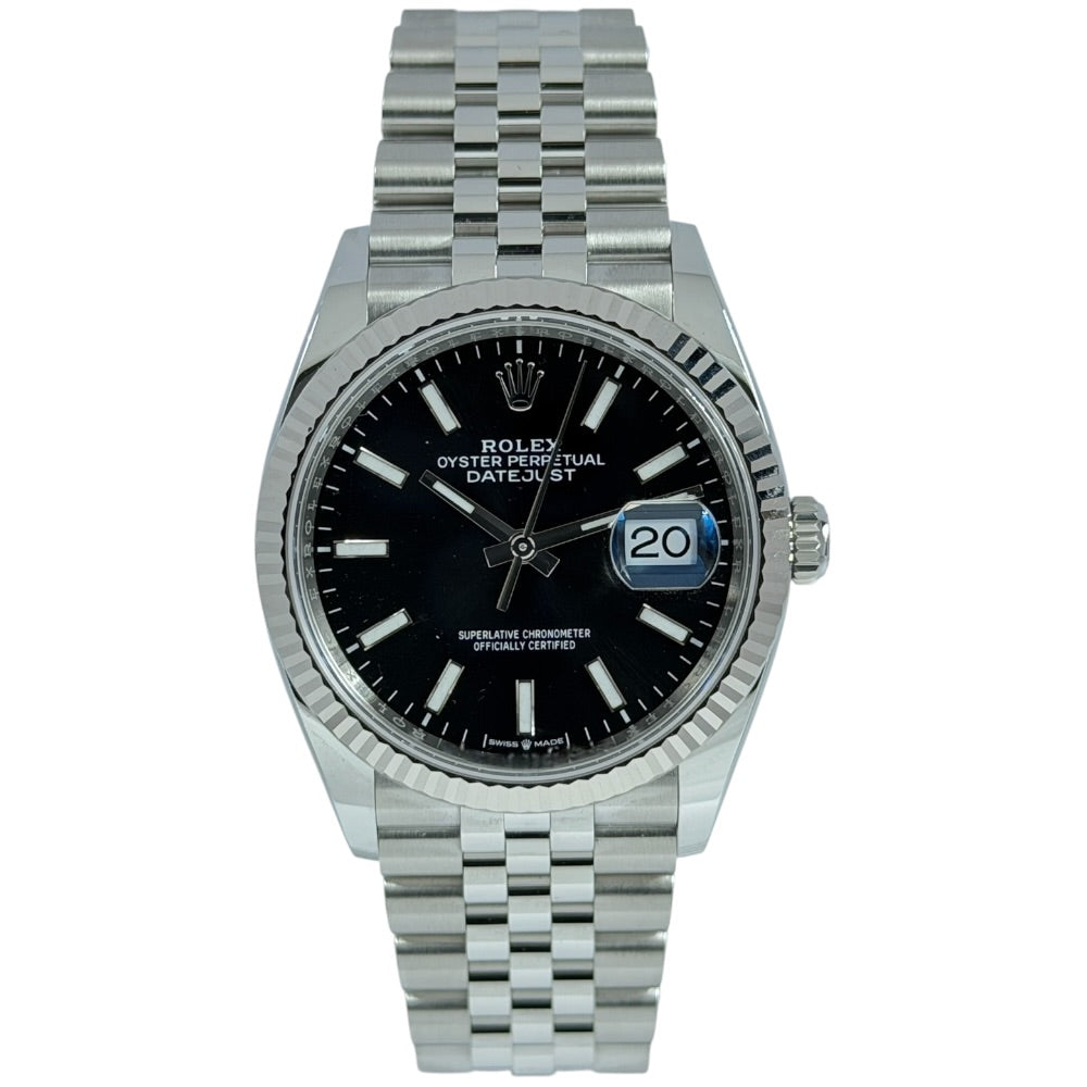 Rolex Datejust 36 schwarz - 126234 auf Stargold.ch erhältlich.