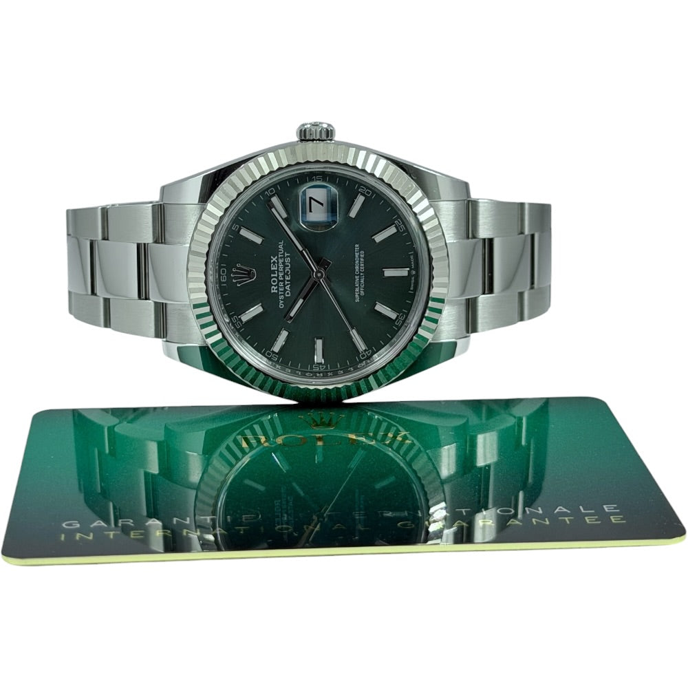 Rolex Datejust 41 Mintgrün - 126334