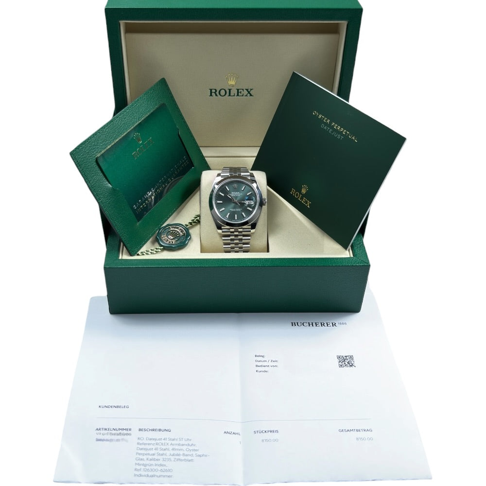 Rolex Datejust 41 grün - 126300