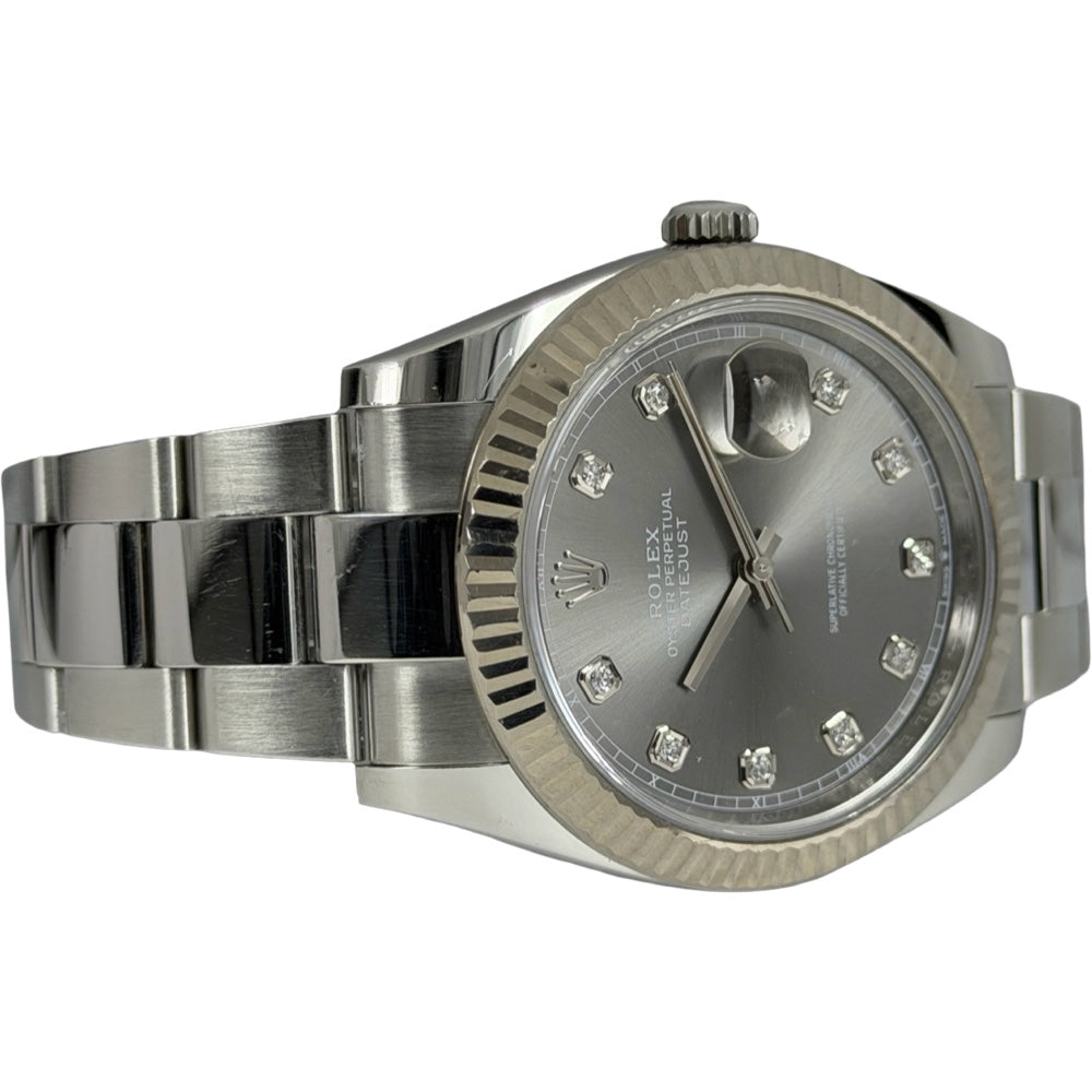 Rolex Datejust 41 mit Diamanten - 126334