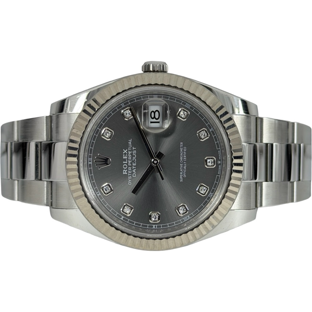 Rolex Datejust 41 mit Diamanten - 126334