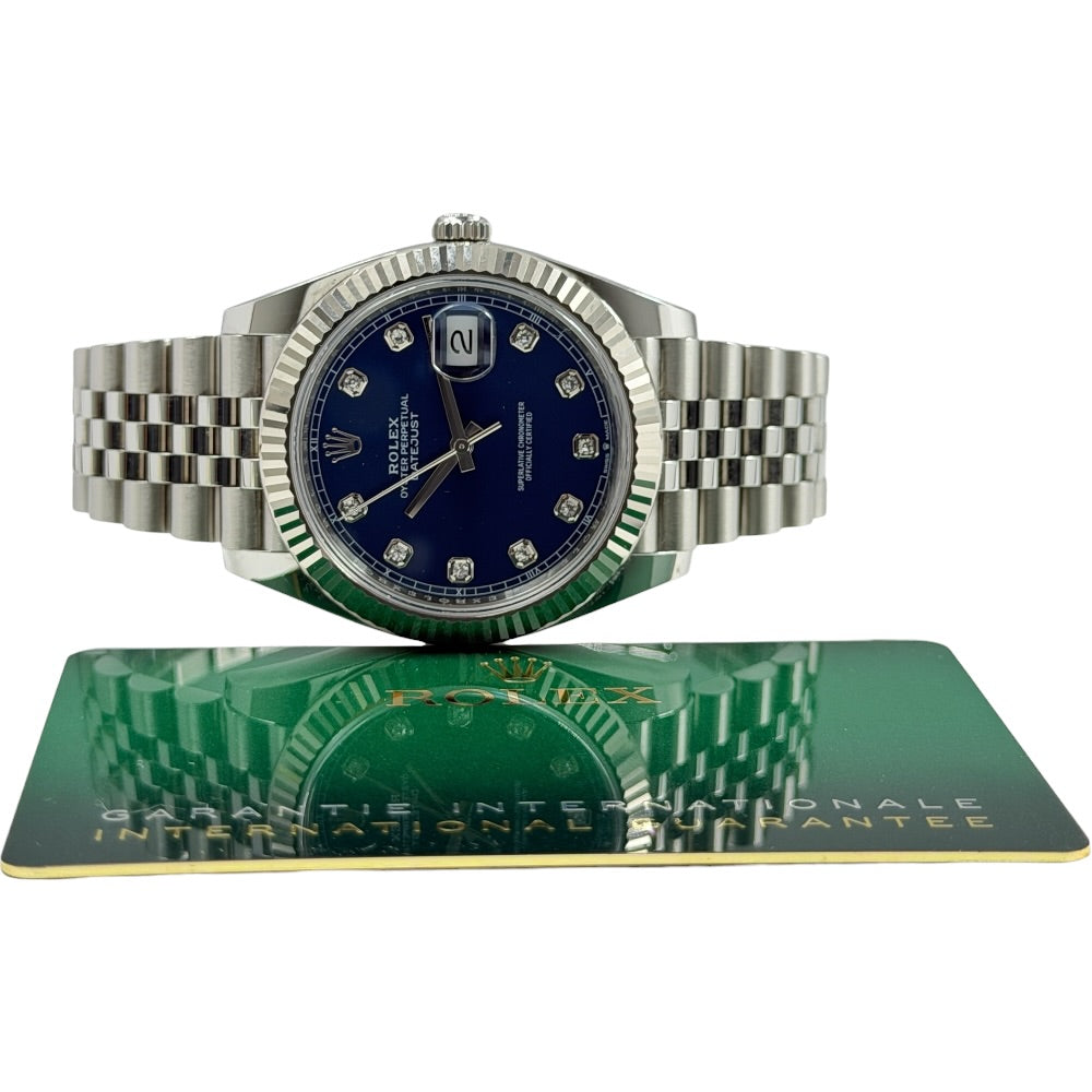 Rolex Datejust 41 mit Diamanten - 126334
