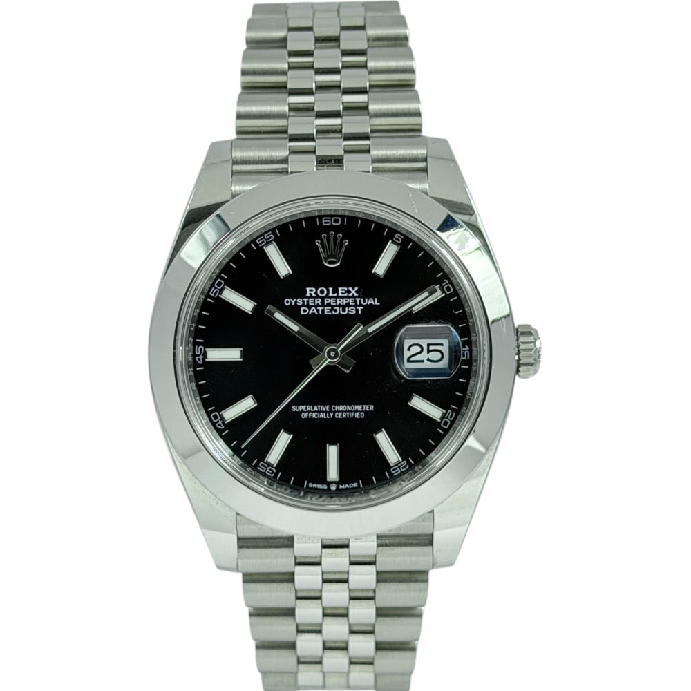 Rolex Datejust 41 schwarz - 126300 auf Stargold.ch erhältlich.