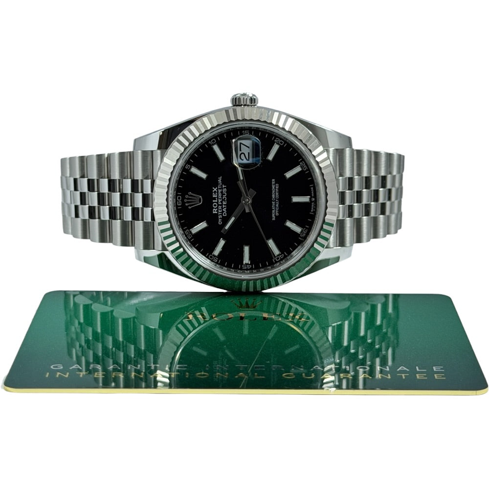 Rolex Datejust 41 schwarz Jg. 2025 - 126334