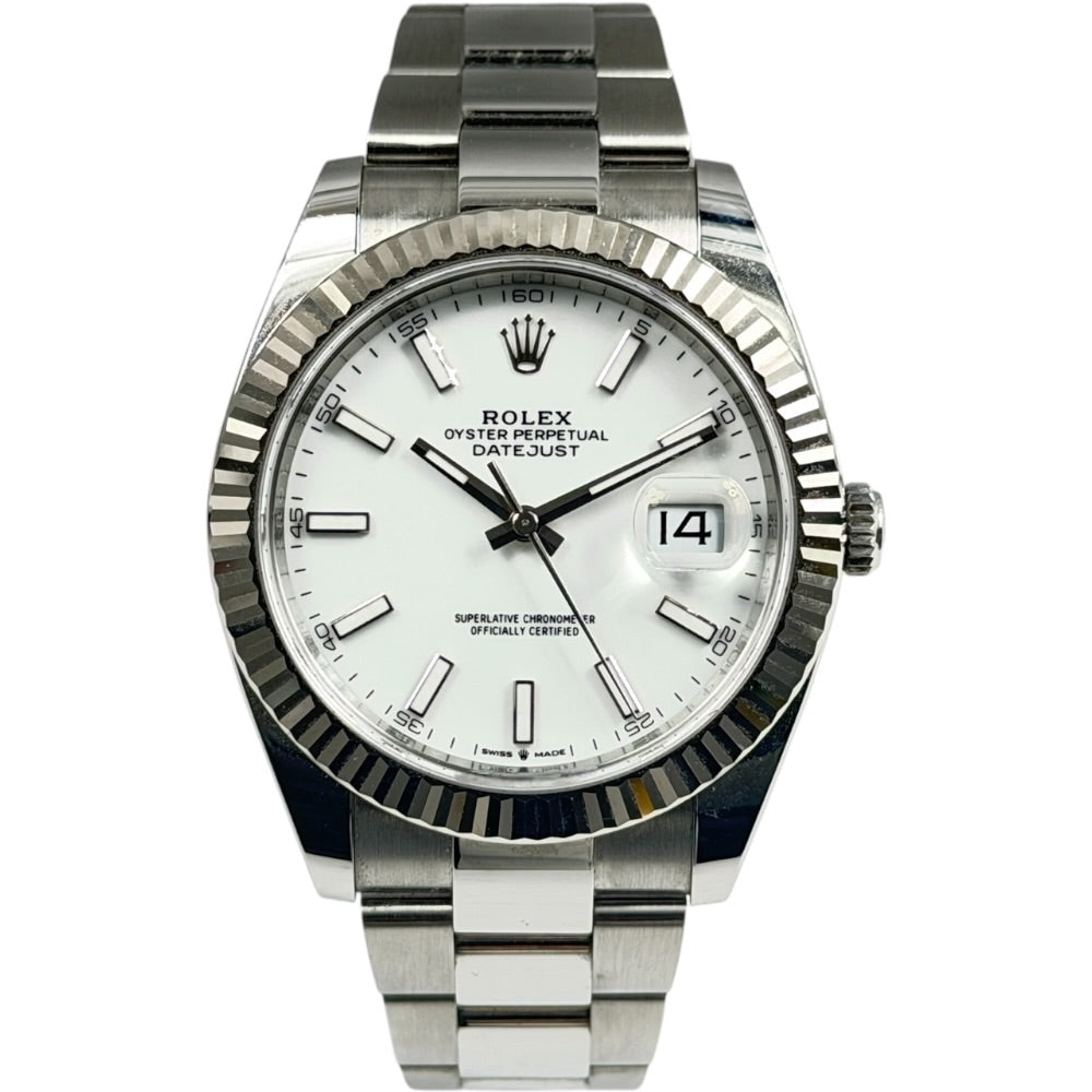 Rolex Datejust 41 weiss - 126334 auf Stargold.ch erhältlich.