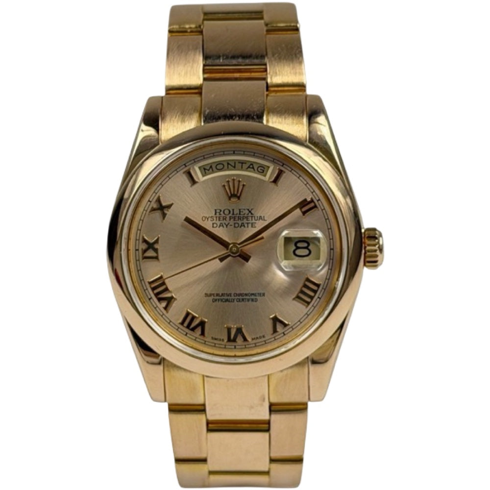Rolex Day-Date 36 Roségold - 118205 auf Stargold.ch erhältlich.