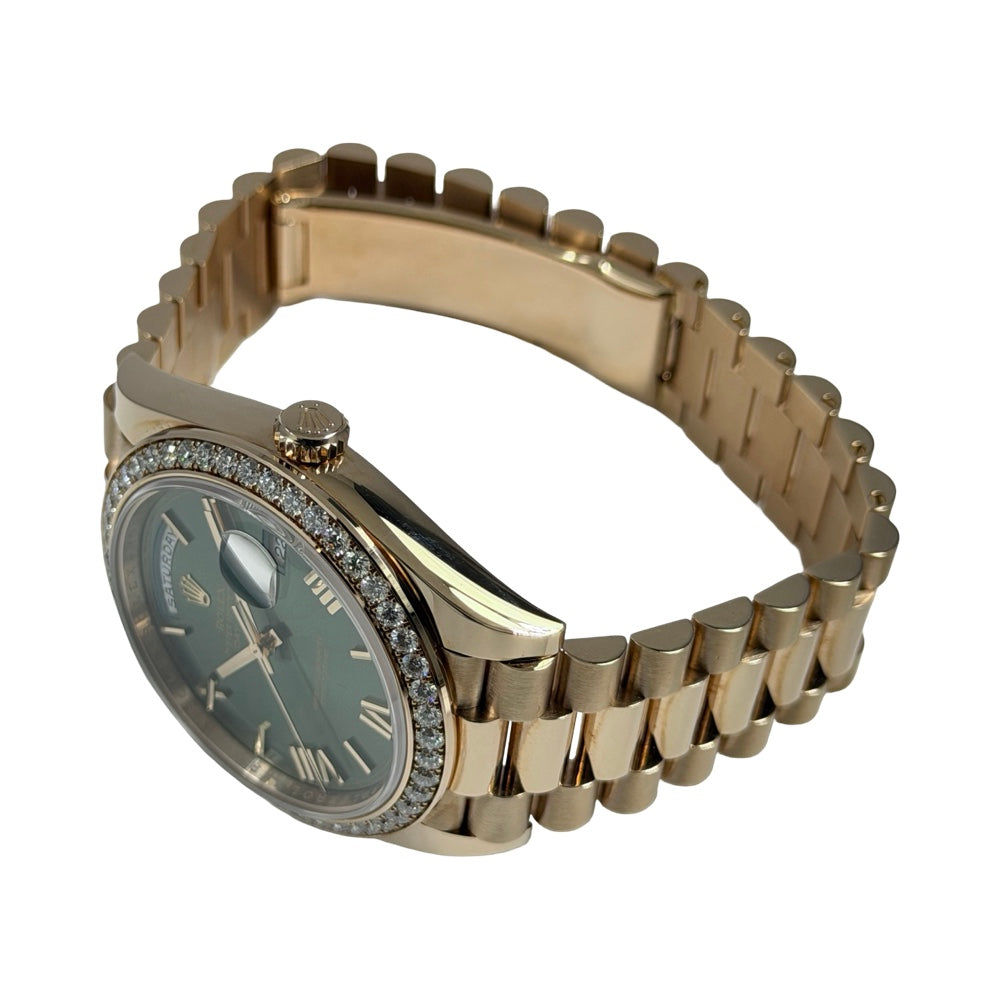 Rolex Day-Date 40 Green Dial Diamond - 228345RBR