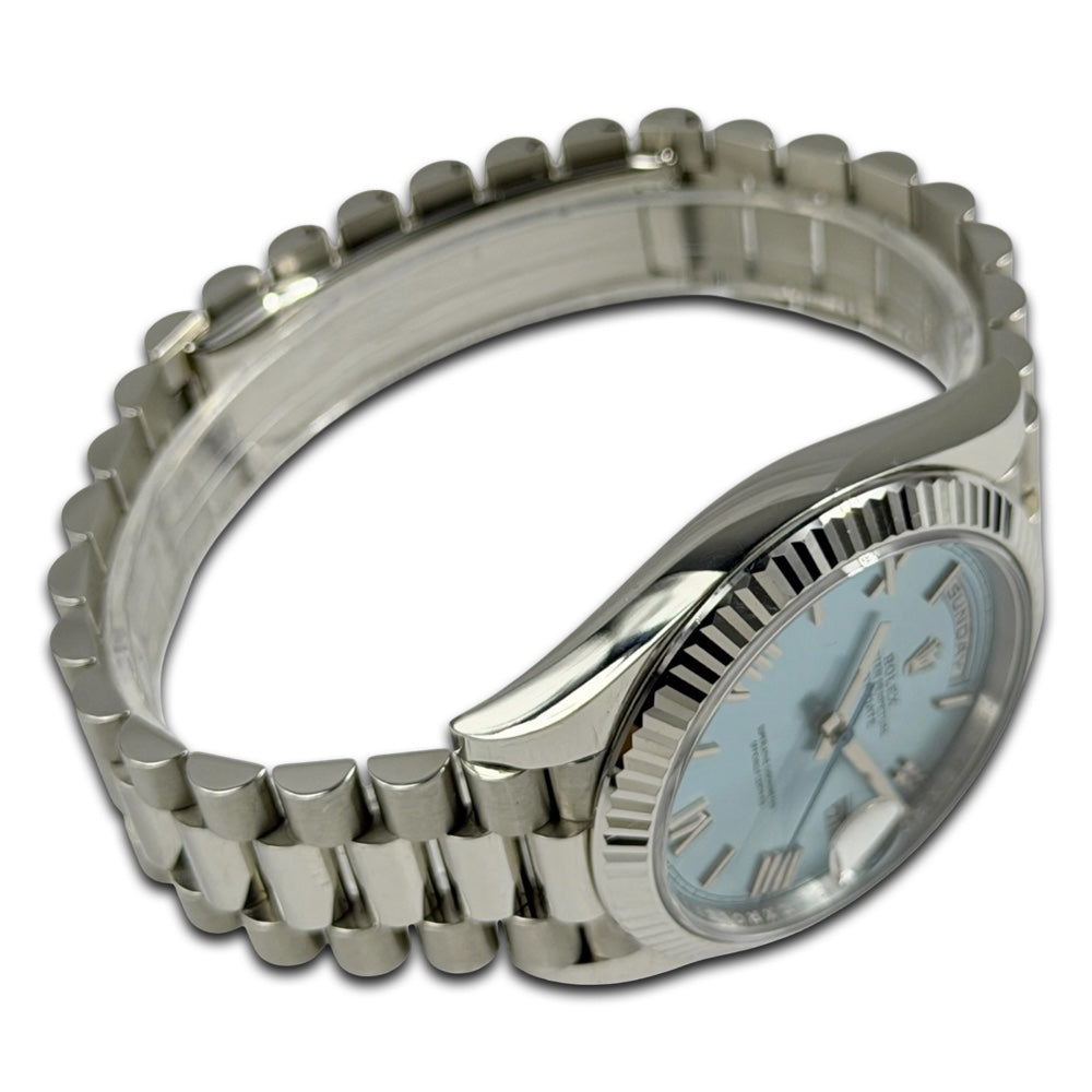 Rolex Day-Date 40 Platin Ice Blue - 228236