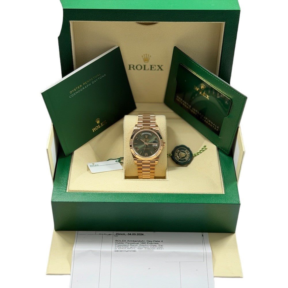 Rolex Day-Date Olive Dial - 228235