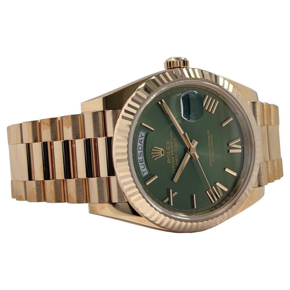 Rolex Day-Date Olive Dial - 228235