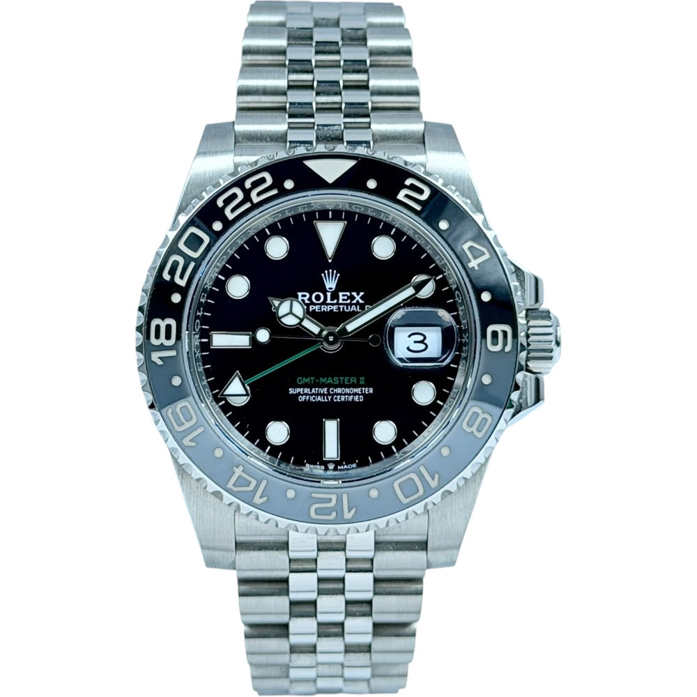 Rolex GMT-Master II "Bruce Wayne" - 126710GRNR auf Stargold.ch erhältlich.