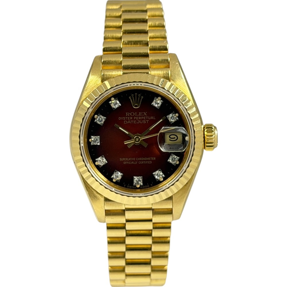 Rolex Lady-Datejust Ombre Rot 26 - 69178 auf Stargold.ch erhältlich.