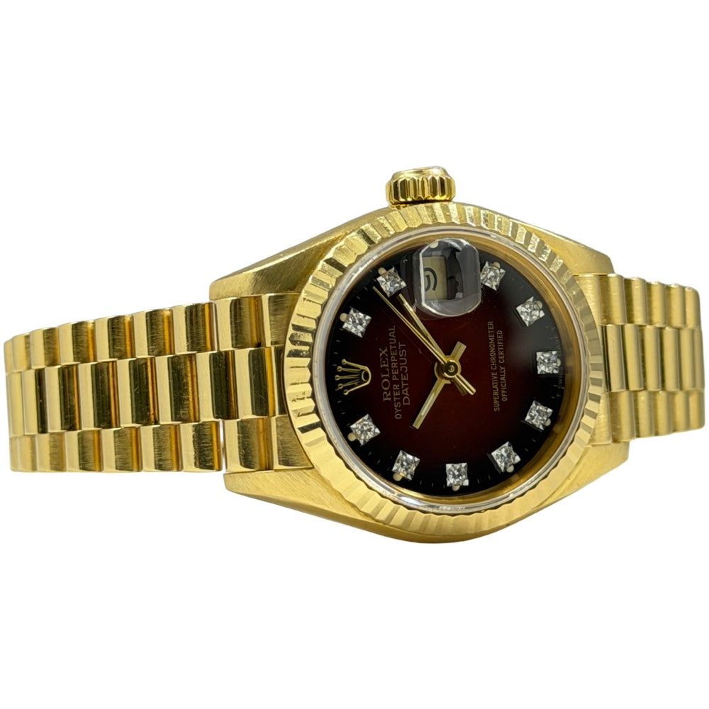 Rolex Lady-Datejust Ombre Rot 26 - 69178
