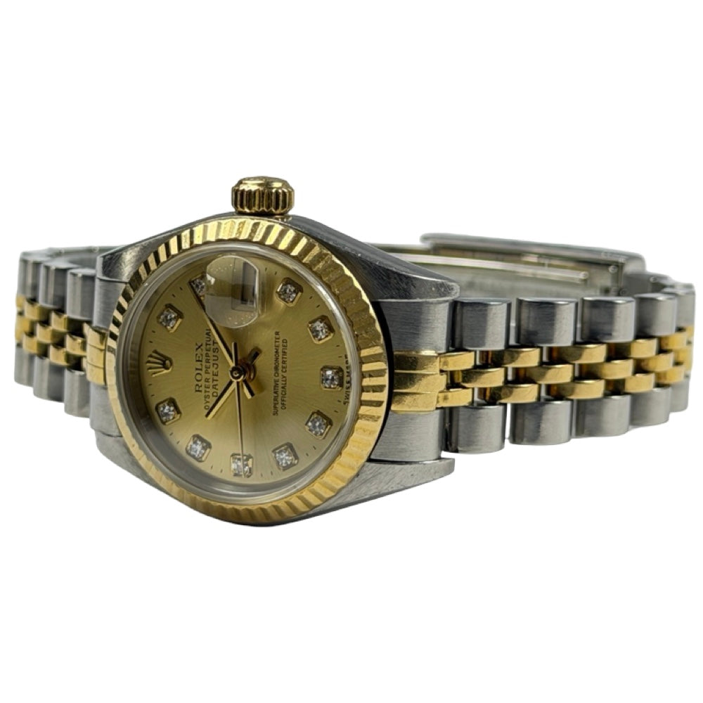 Rolex Lady-Datejust mit Diamanten - 79173
