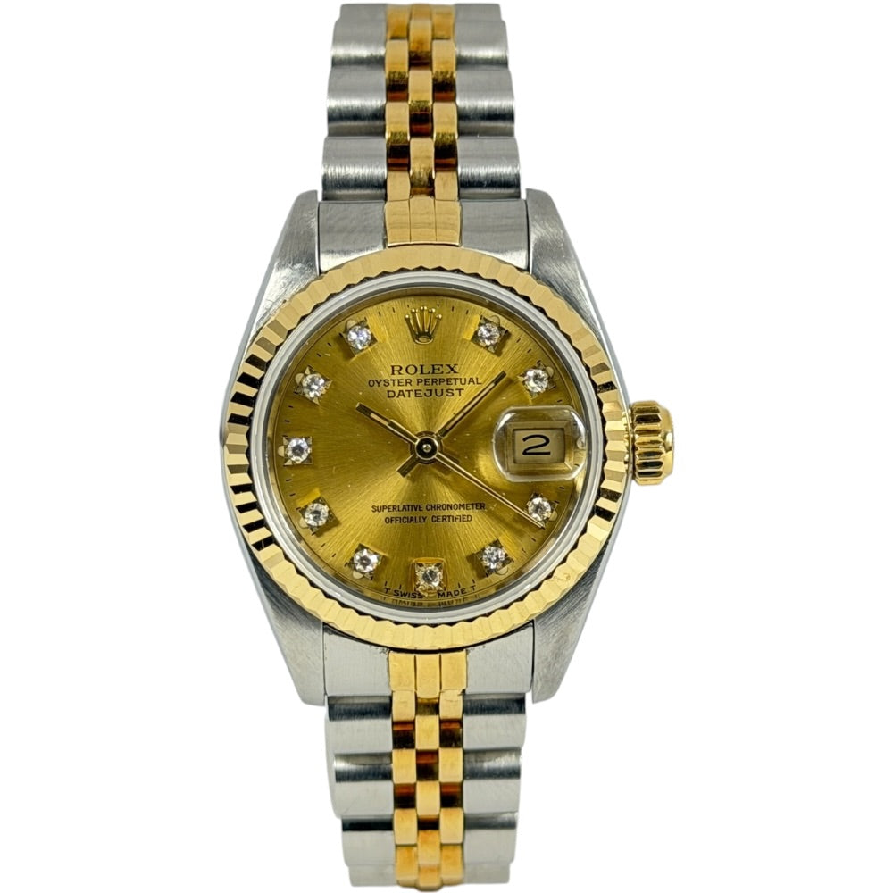 Rolex Lady Datejust Bicolor mit Diamanten - 69173 auf Stargold.ch erhältlich.