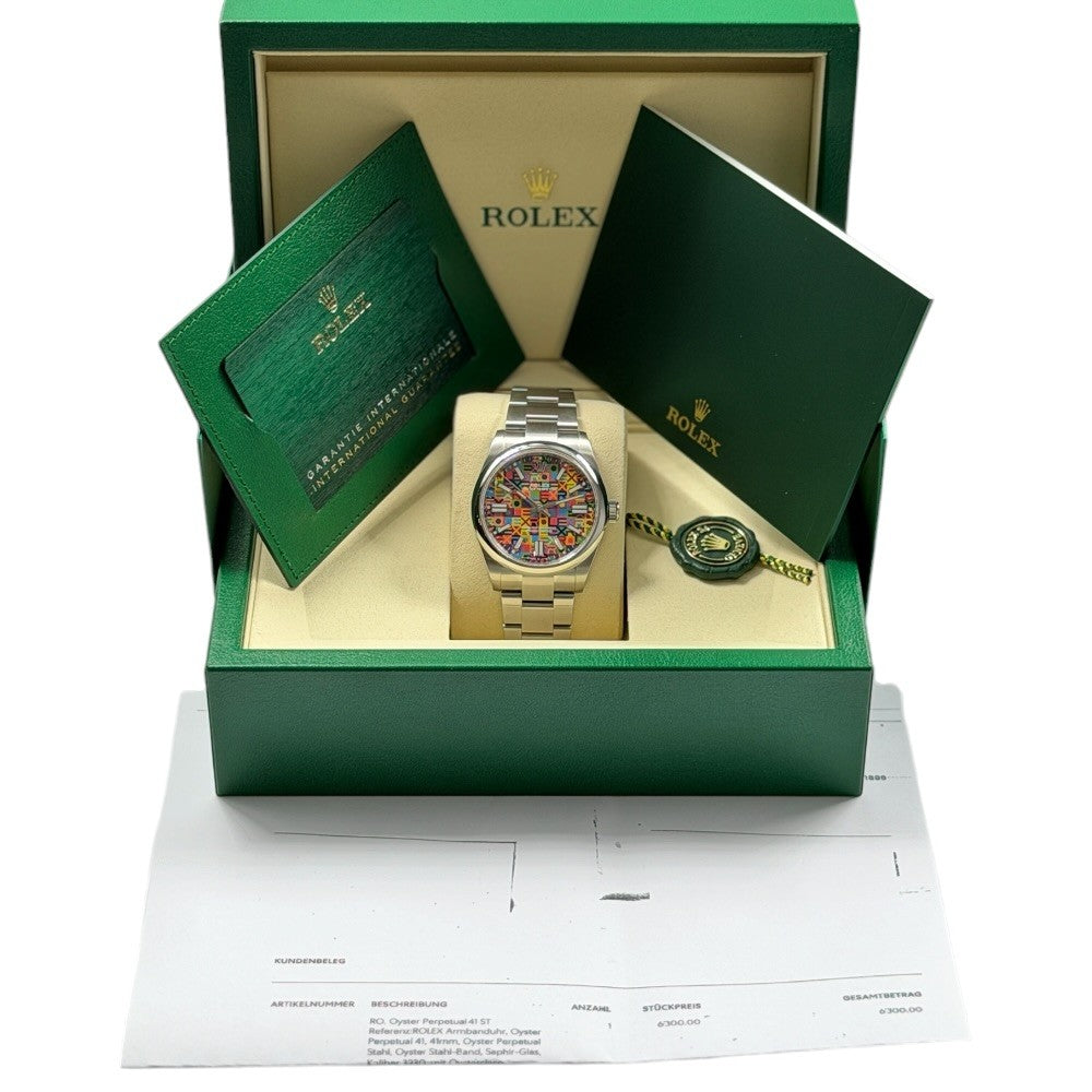 Rolex Oyster Perpetual 41 Jubilee Motif Dial - 134300