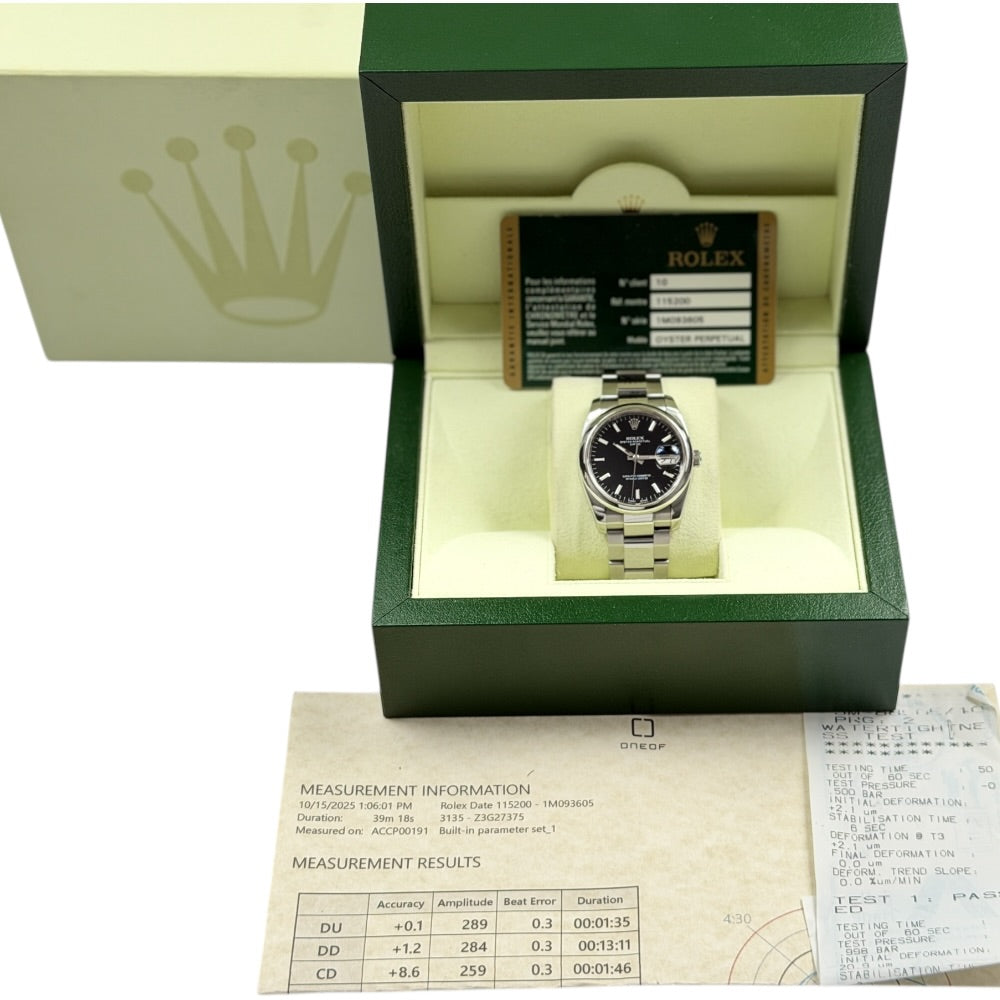 Rolex Oyster Perpetual Date - 115200