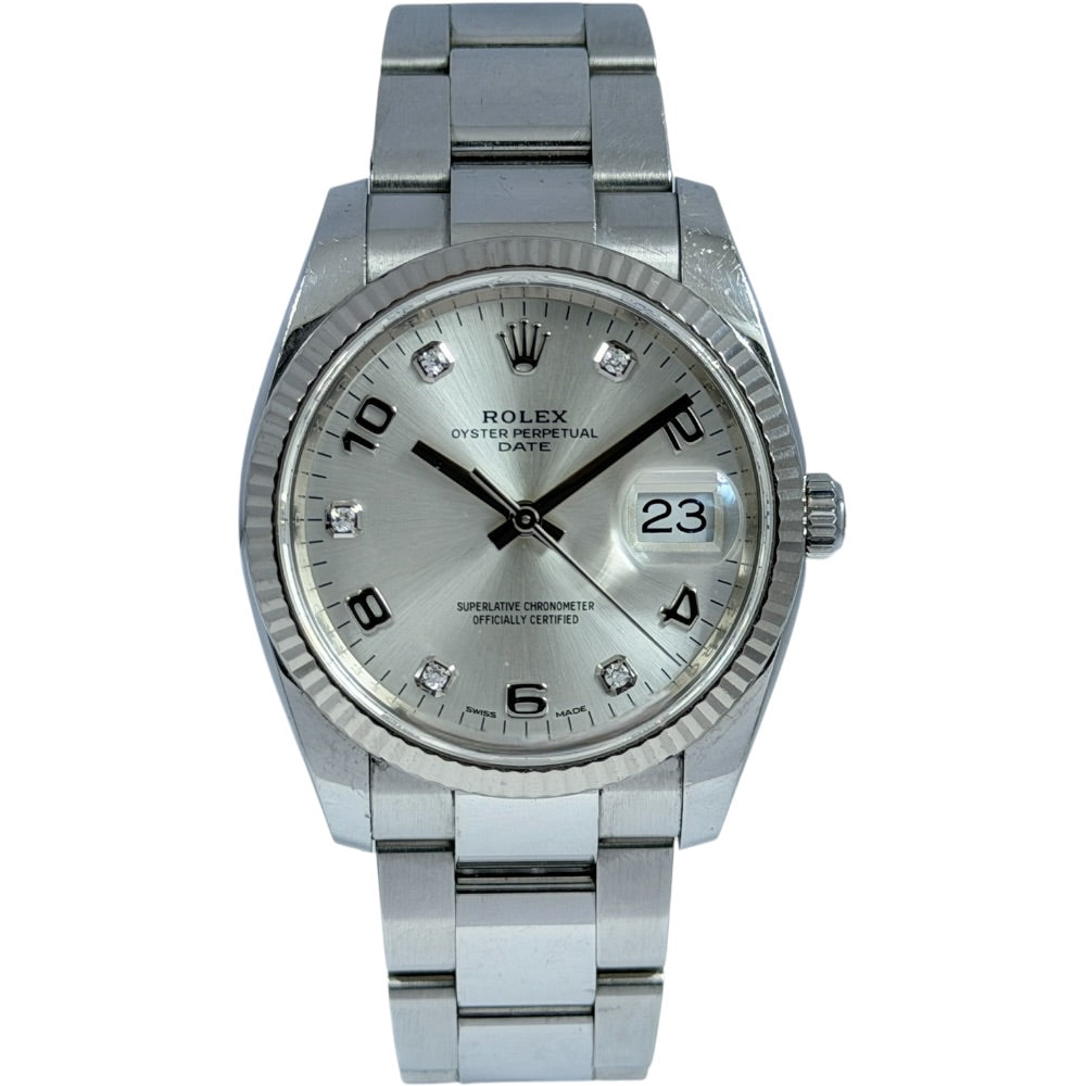 Rolex Oyster Perpetual Date mit Diamanten - 115234 auf Stargold.ch erhältlich.