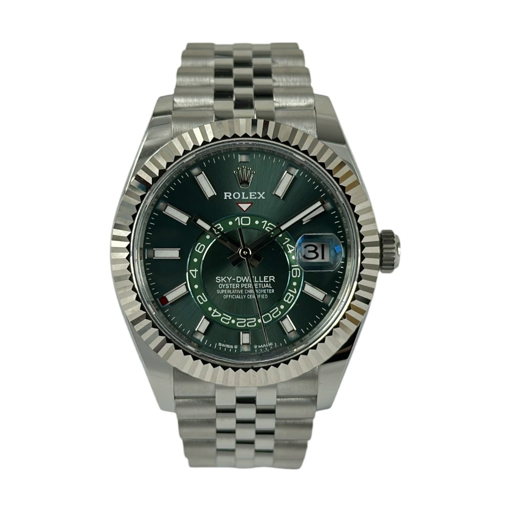 Rolex Sky-Dweller green - 336934 auf Stargold.ch erhältlich.