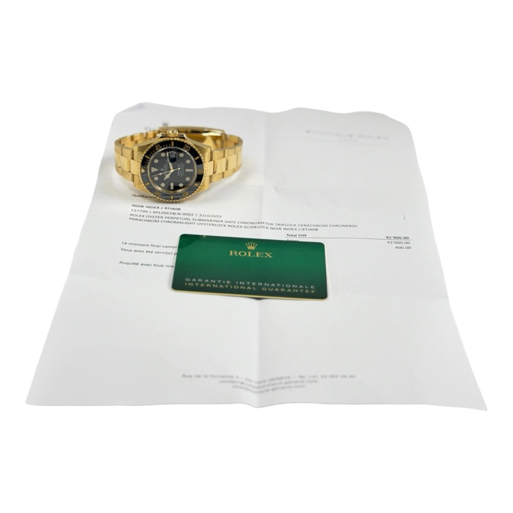 Rolex Submariner Date 18K Gold - 126618LN