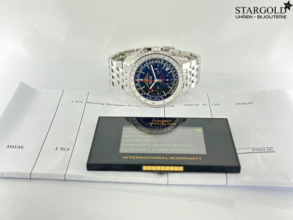 Breitling Navitimer Aopa Limited Edition - A23322 - 42mm - 5790 CHF Zürich