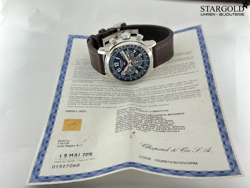 Chopard Mille Miglia Competitor Edition - 168581 - 46mm - 4900 CHF Zürich