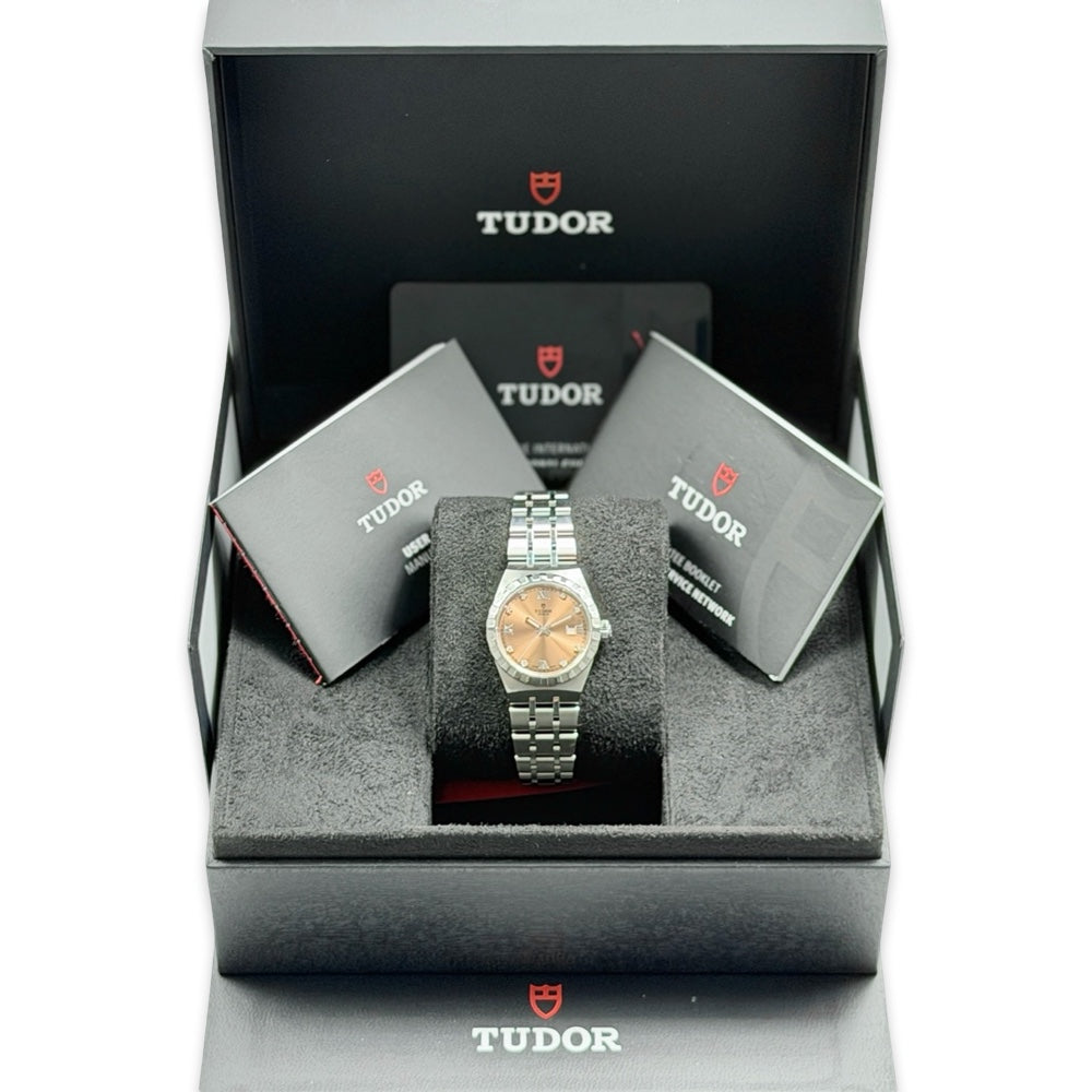 Tudor Royal Pink mit Diamanten - 28300