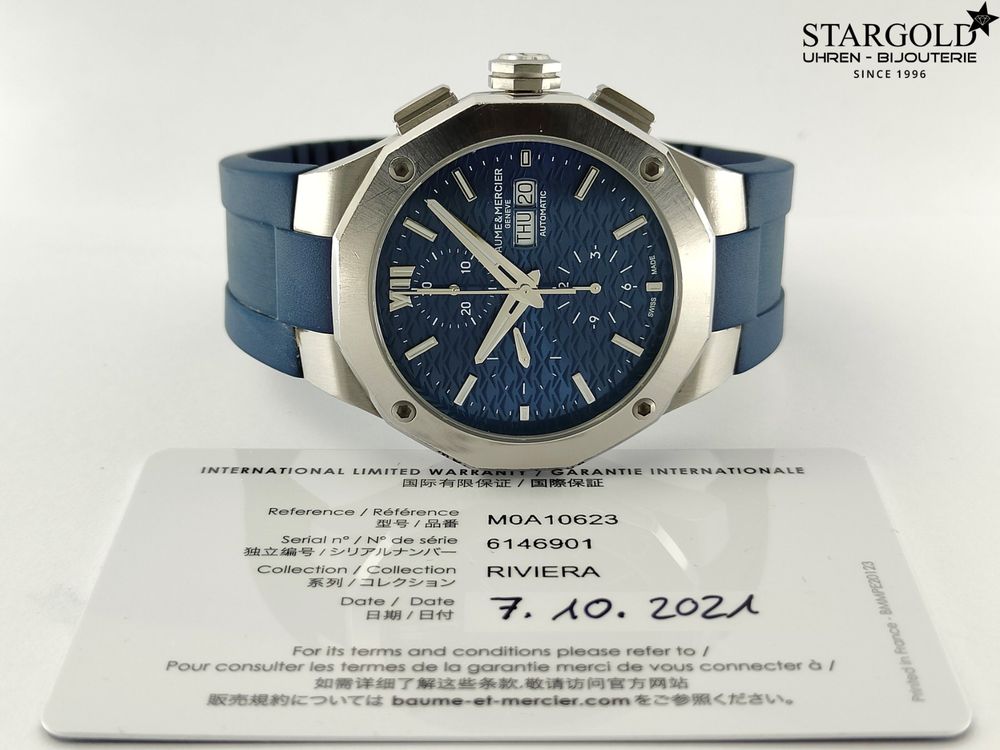 Baume & Mercier Riviera Chronograph - M0A10623 - 43mm - 2190 CHF Zürich