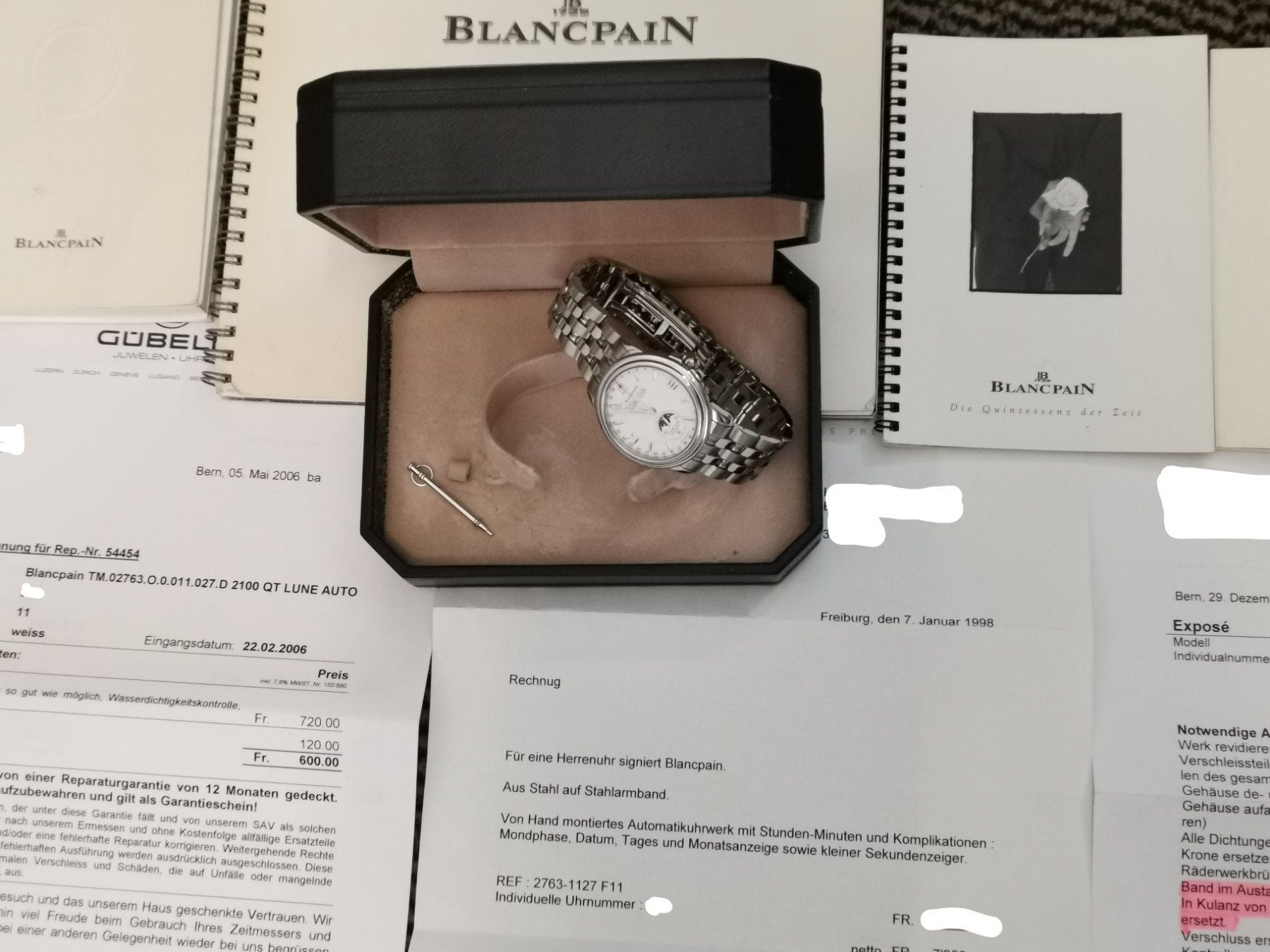 Blancpain Léman Mondphase Triple Date