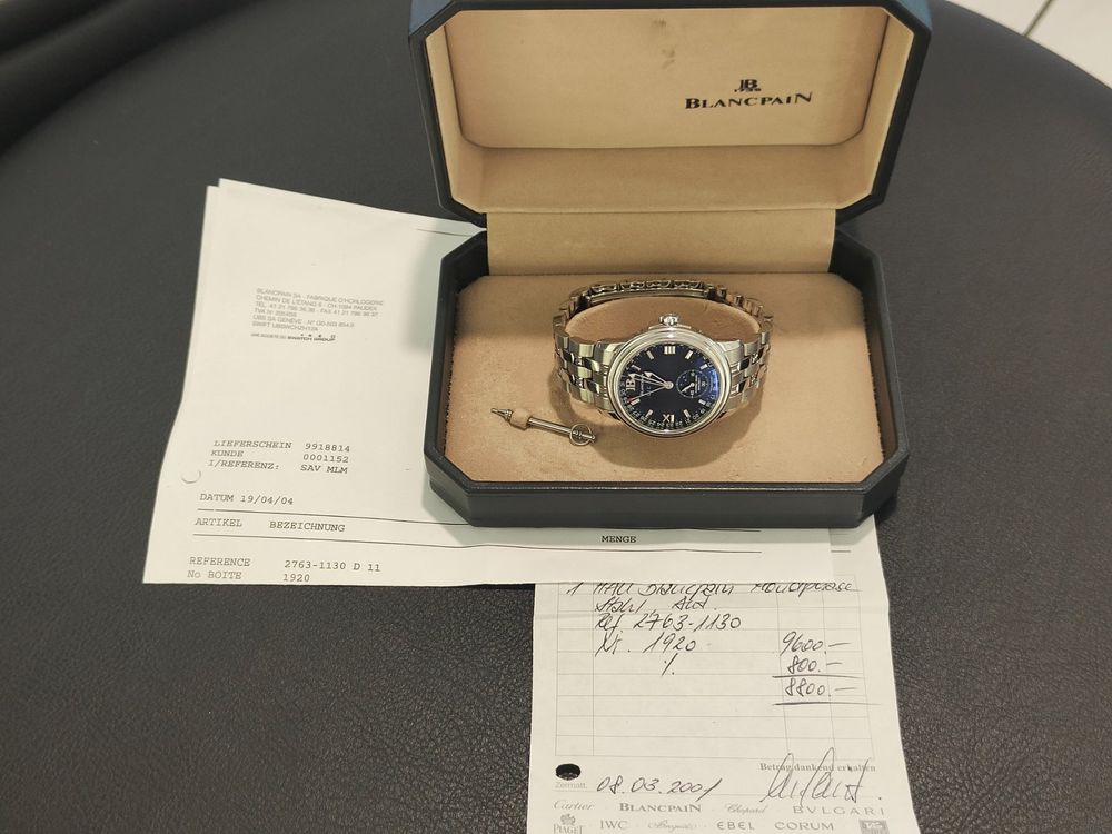 Blancpain Léman Moonphase - 2763-1130A-53 - 38 mm - 5290 CHF Zürich