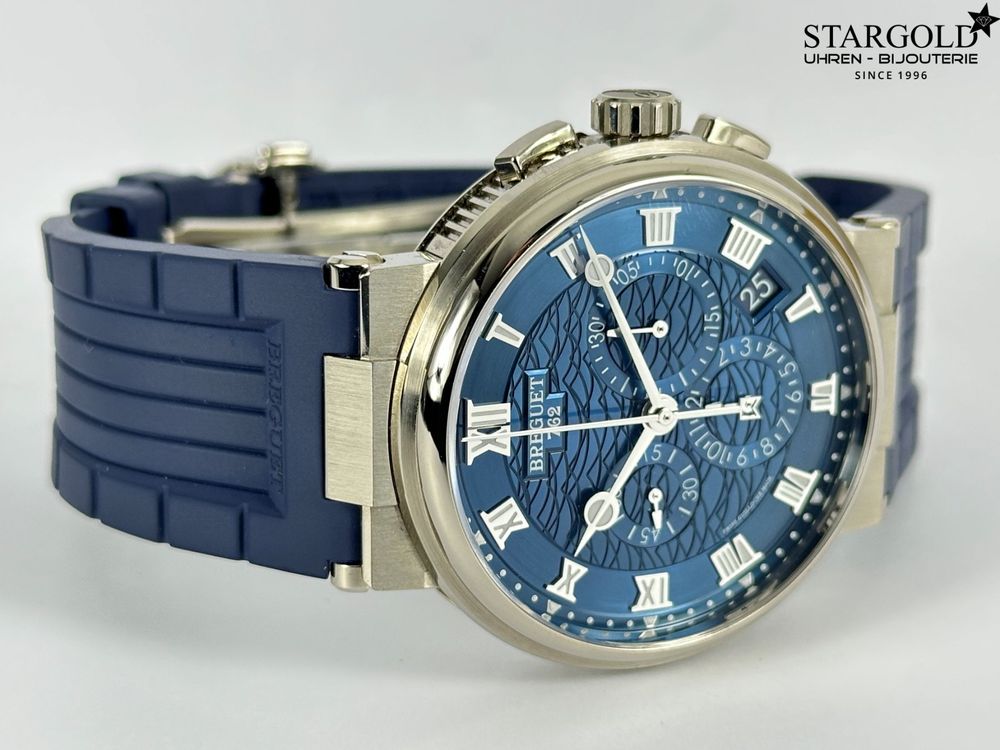 Breguet Marine Chronograph 18K Weissgold - 5527
