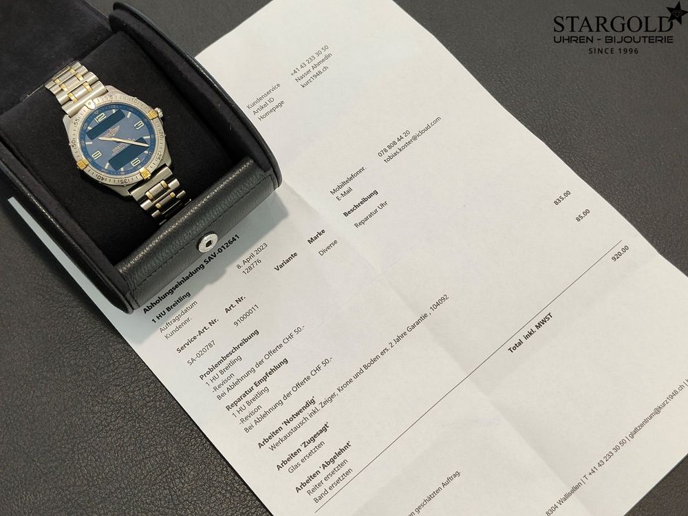 Breitling Aerospace - F65062 - 40mm - 1590 CHF Zürich