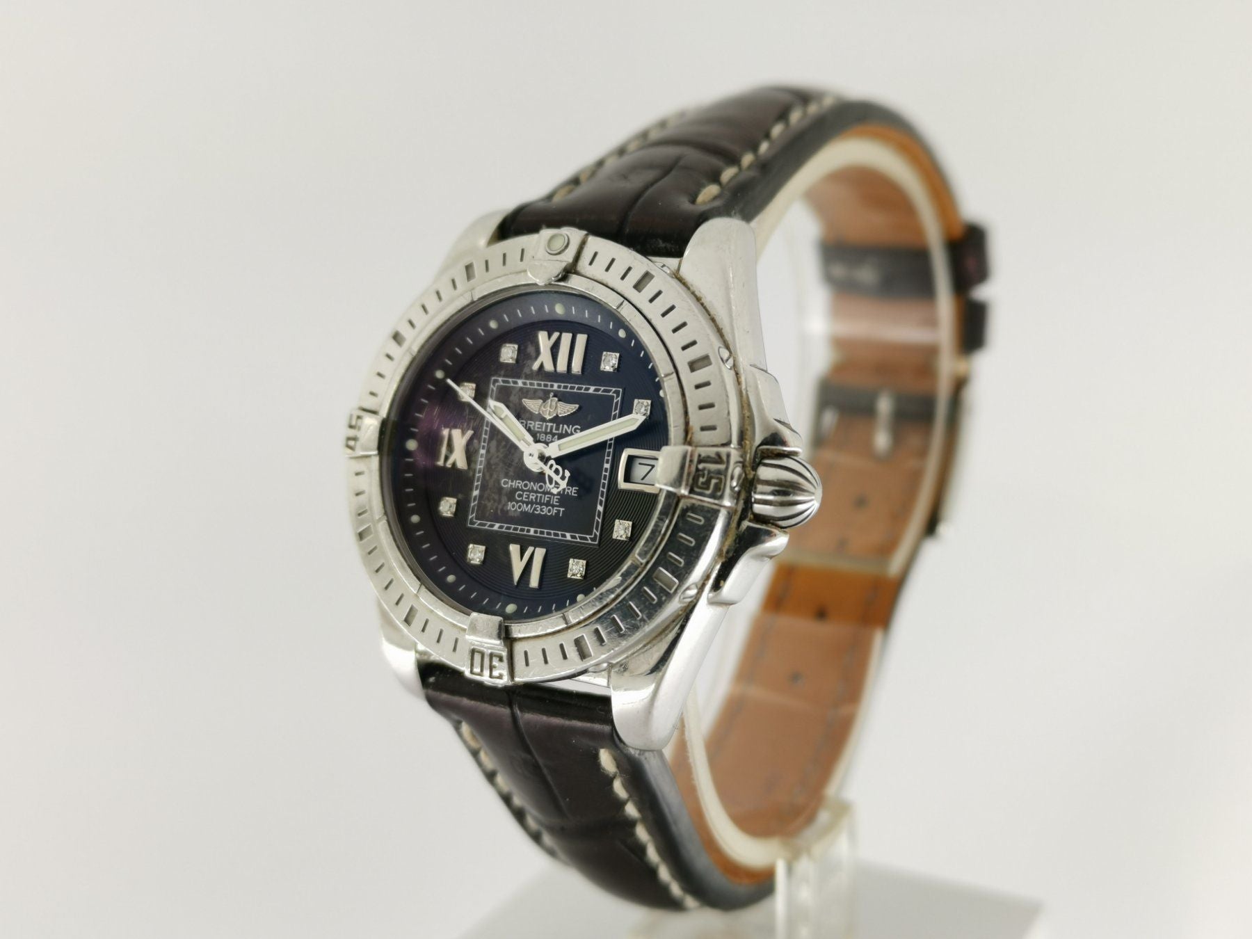 Breitling Galactic 32 mit Diamanten