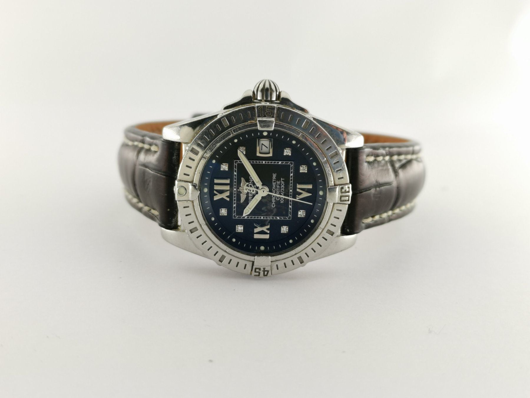 Breitling Galactic 32 mit Diamanten
