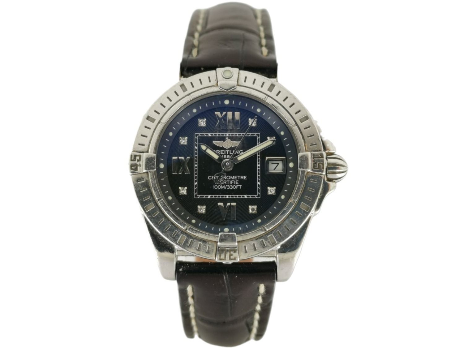 Breitling Galactic 32 mit Diamanten