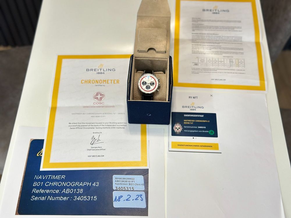 Breitling Navitimer Chronograph 43 Boeing Limited Edition