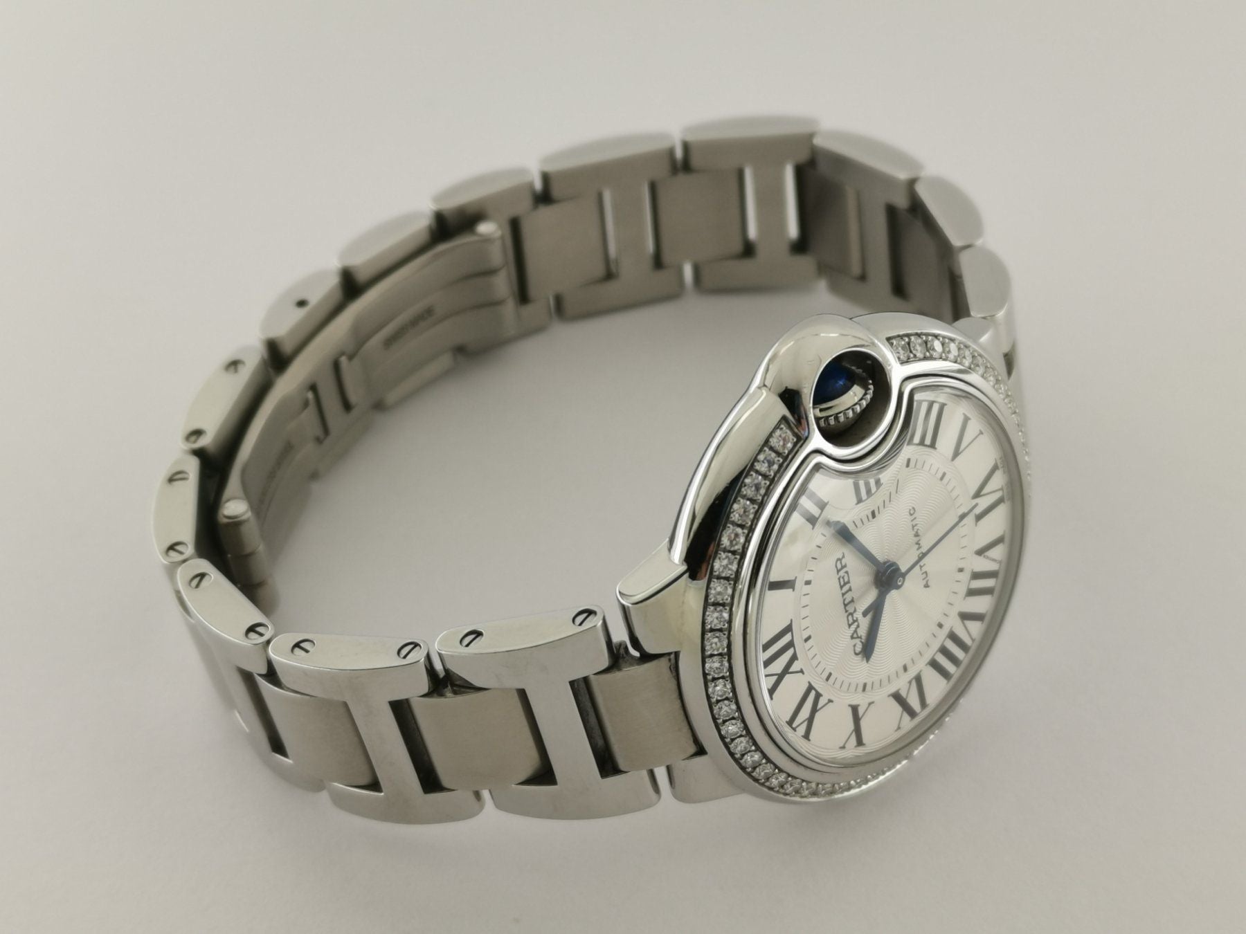 Cartier Ballon Bleu with diamonds