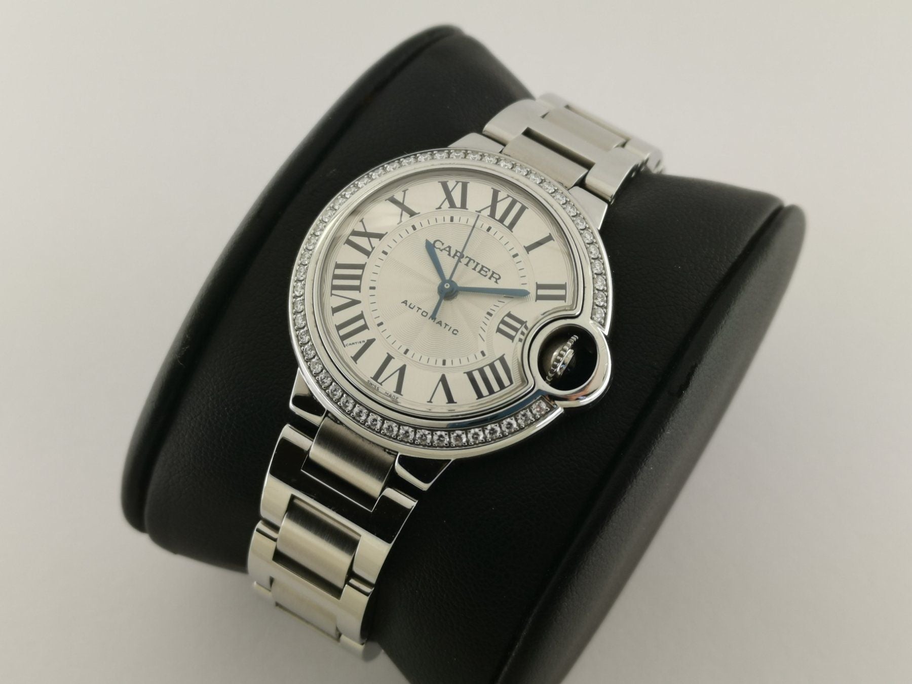 Cartier Ballon Bleu with diamonds