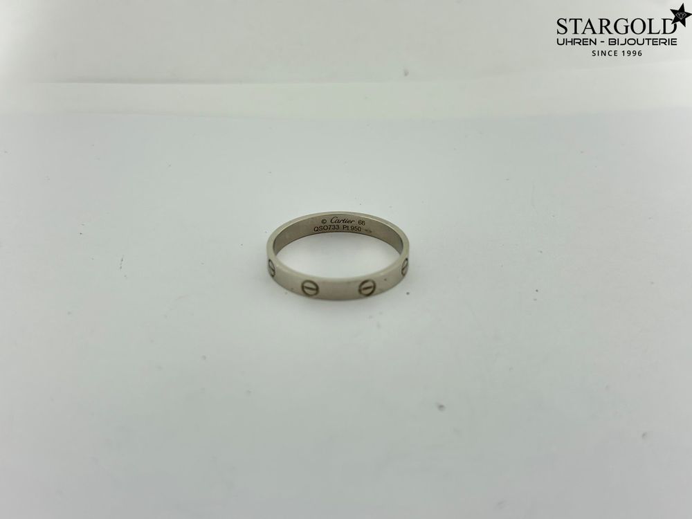 Cartier Love Ring aus 950er Platin - QSO733