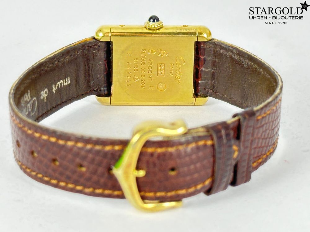 Cartier Must De Cartier Tank vermeil