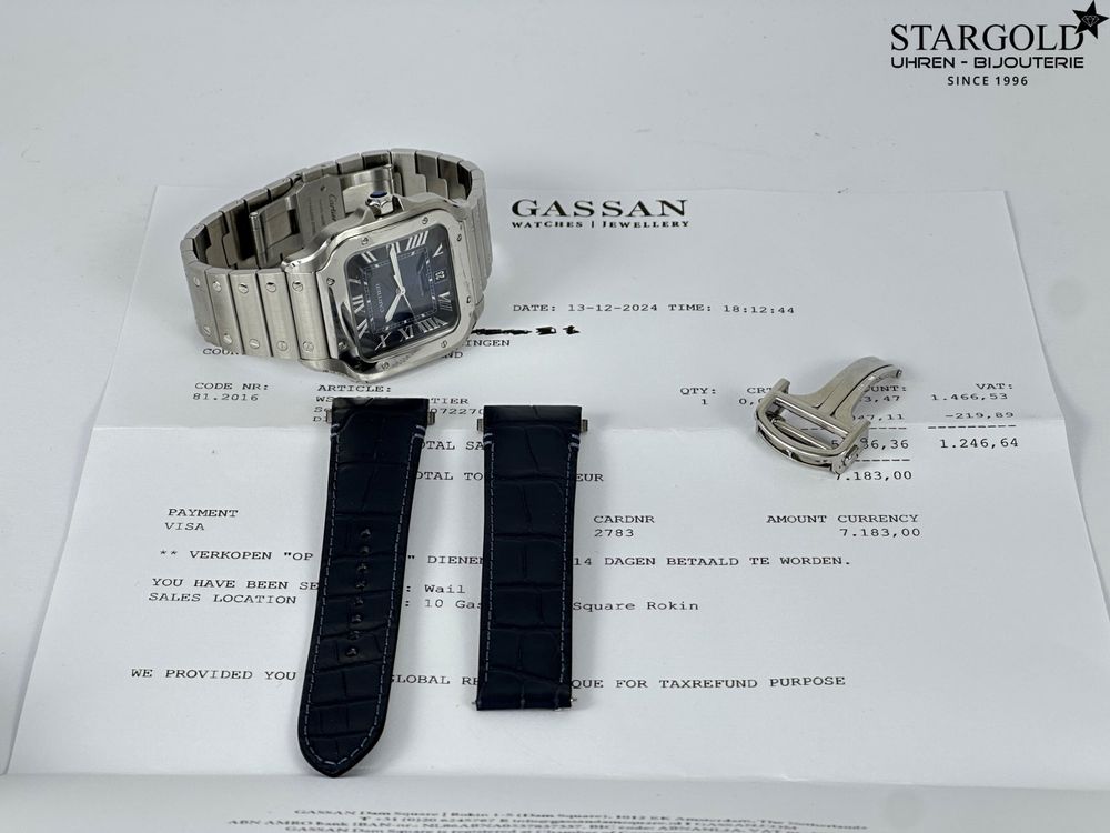 Cartier Santos de Cartier Blau - WSSA0030