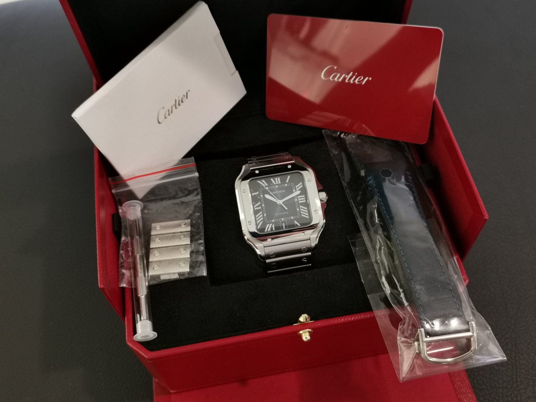 Cartier Santos de Cartier Steel Blue