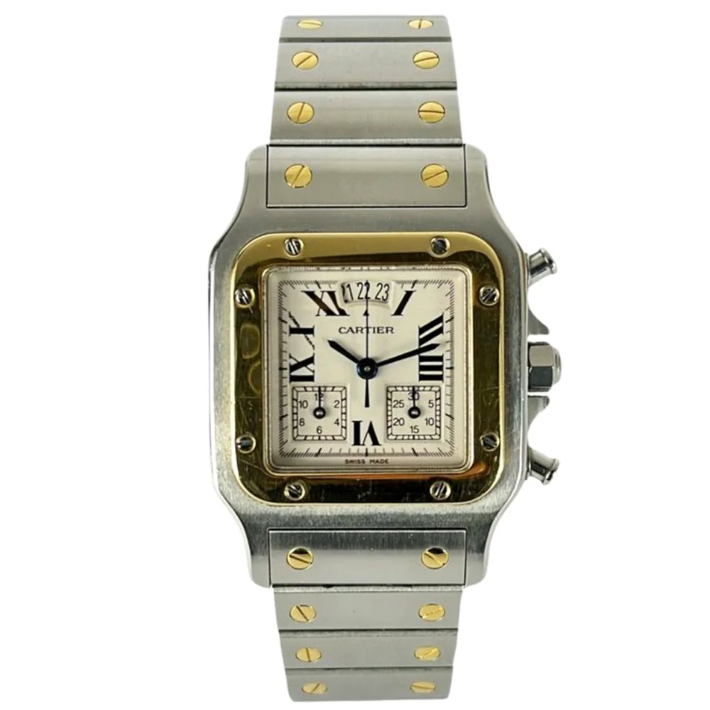 Cartier Santos Galbée Chronograph Gebrauchte Herren- & Damenuhr - 2425