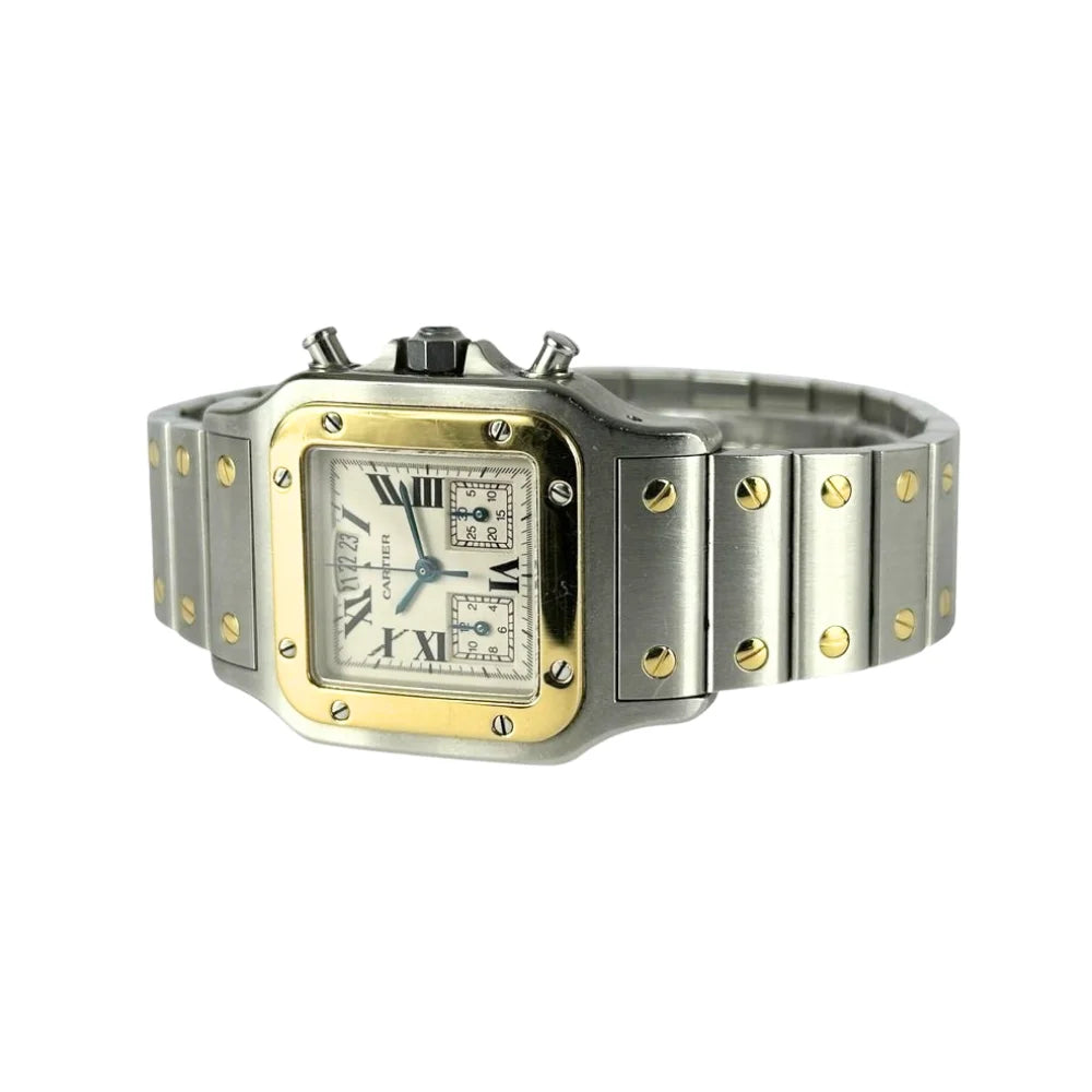 Cartier Santos Galbée Chronograph Gebrauchte Herren- & Damenuhr - 2425