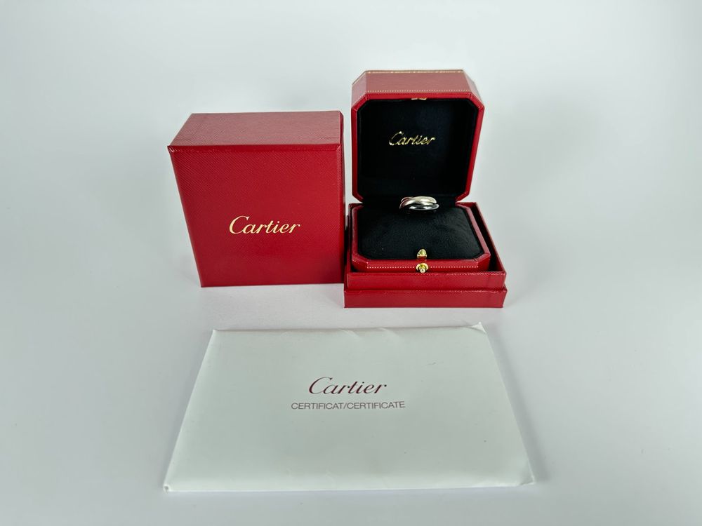 Cartier Trinity Ring, Keramik, klassisches Modell - UI1535