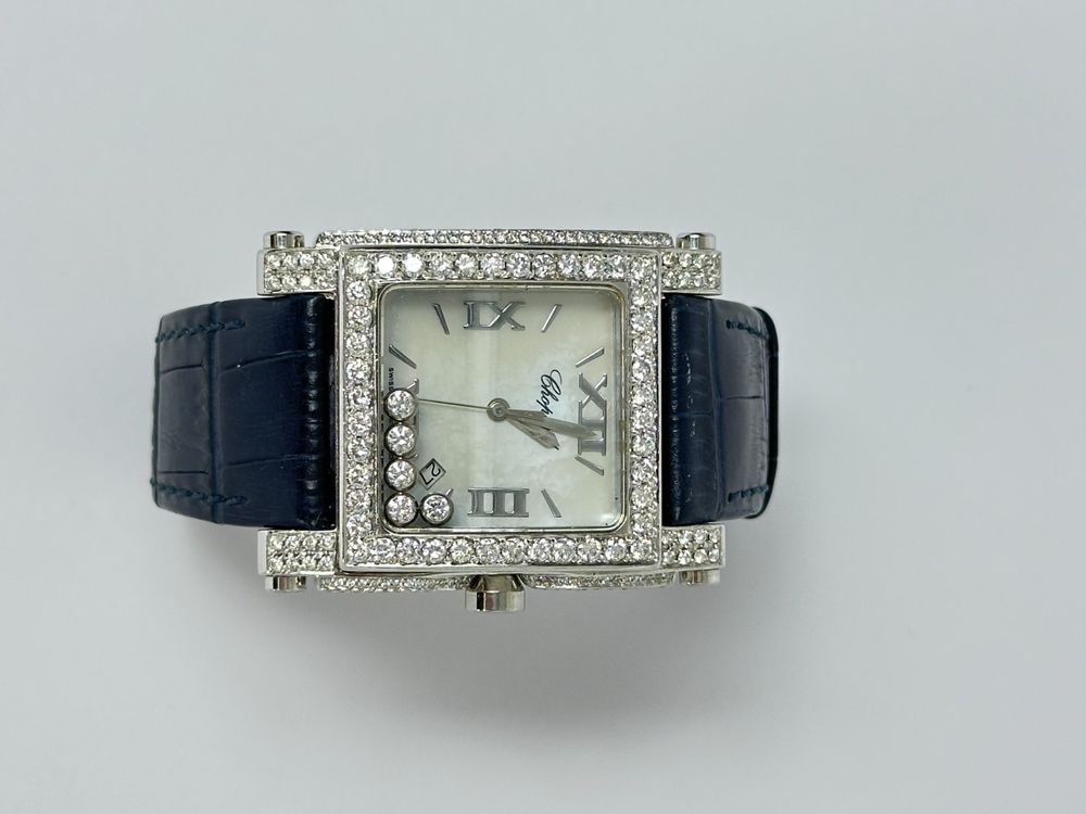 Chopard Damenuhr mit gefassten Diamanten - 283577-1002