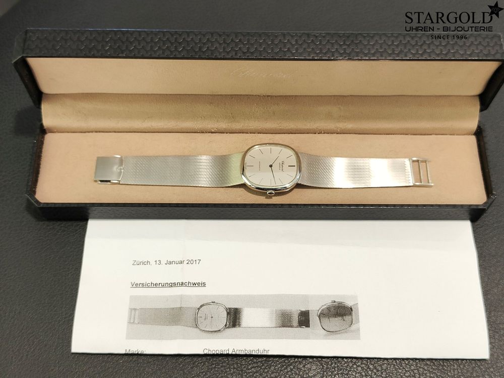 Chopard Ellipse - 18K Weissgold - 2080 - 30 mm - 9590 CHF Zürich